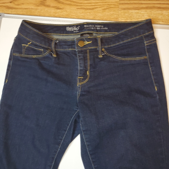 6/28 R Mossimo Mid-Rise Jegging Dark denim - Picture 3 of 4